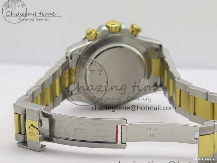 0402 WellDesigned Daytona SS YG Ceramic Bezel JH Best Edition Sliver Gray Dial On SS YG Bracelet A 3532